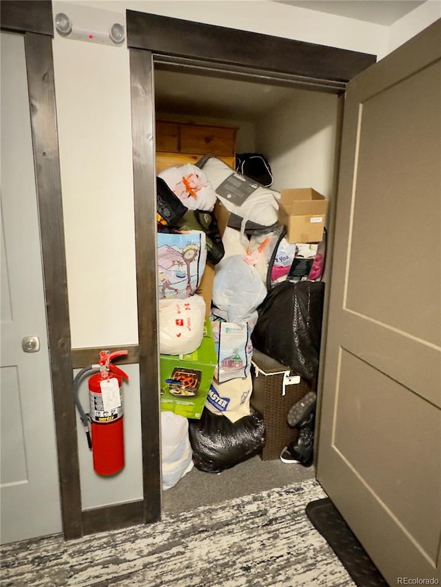 view of closet