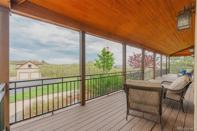 view of deck