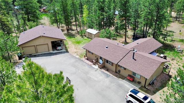 194 Tincup Ter, Bailey, CO 80421 - view from above of property