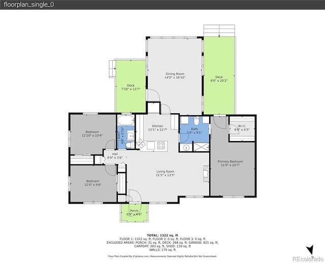 194 Tincup Ter, Bailey, CO 80421 - view of room layout