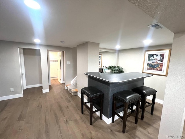 interior space featuring hardwood / wood-style floors