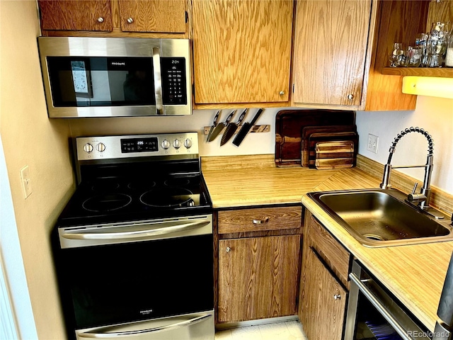 kitchen featuring sink and stainless steel appliances