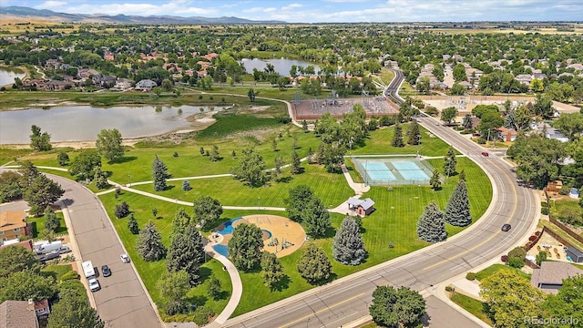 2130 Squires St, Longmont, CO 80501 - drone / aerial view of a water and mountain view