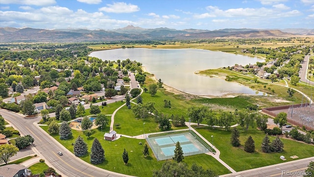 2130 Squires St, Longmont, CO 80501 - aerial view of a water and mountain view