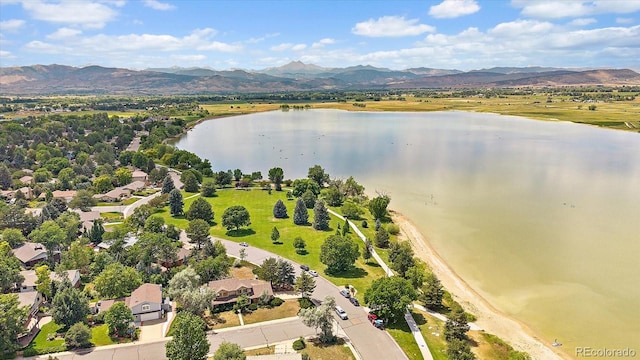2130 Squires St, Longmont, CO 80501 - aerial view of a water and mountain view
