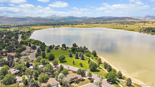2130 Squires St, Longmont, CO 80501 - bird's eye view of a water and mountain view