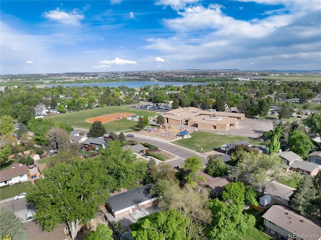 7695 S Harlan St, Littleton, CO 80128 - aerial view of residential area featuring a large body of water