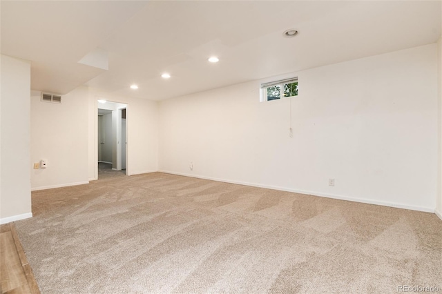 7695 S Harlan St, Littleton, CO 80128 - carpeted spare room featuring recessed lighting and baseboards