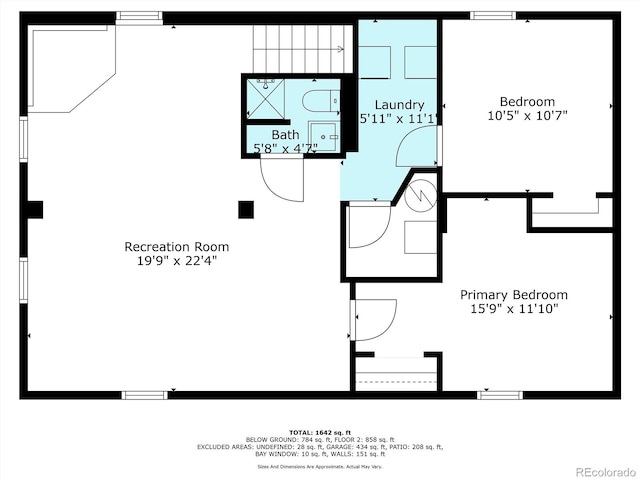 7695 S Harlan St, Littleton, CO 80128 - home floor plan