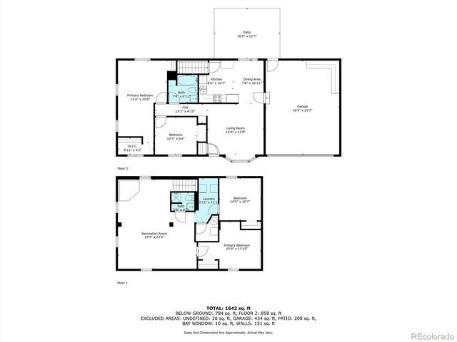 7695 S Harlan St, Littleton, CO 80128 - floor plan / room layout