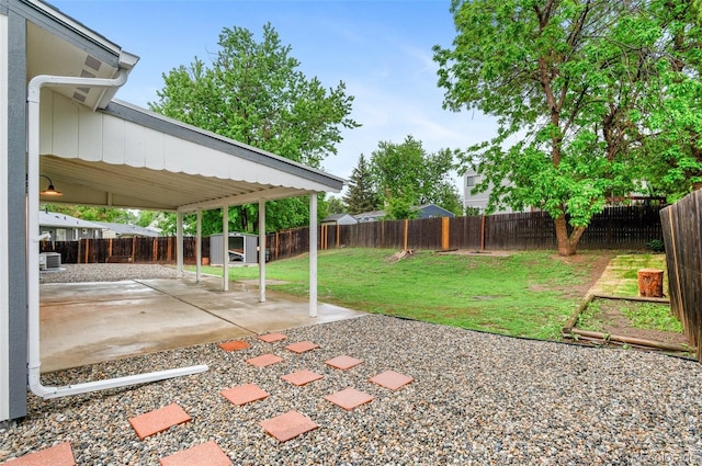 4672 S Lewiston Way, Aurora, CO 80015 - view of yard featuring a patio