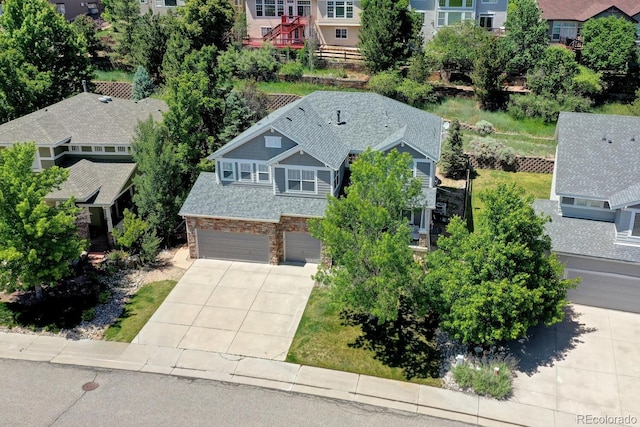 7329 Arco Iris Ln, Castle Pines, CO 80108 - aerial perspective of suburban area