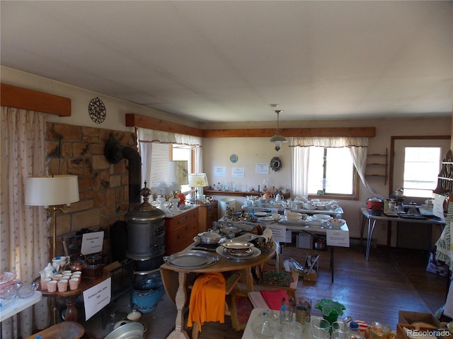 171 Broken Wagon Rd, Woodland Park, CO 80863 - living room with hardwood / wood-style flooring