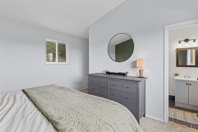 518 Pine Dr, Bailey, CO 80421 - bedroom featuring carpet floors and ensuite bath