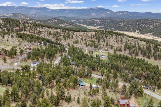 518 Pine Dr, Bailey, CO 80421 - aerial view of property's location featuring mountains