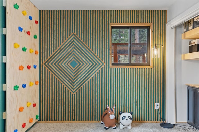 518 Pine Dr, Bailey, CO 80421 - detailed view of wallpapered walls and baseboards