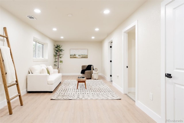 12452 W Dumbarton Pl, Morrison, CO 80465 - living area with recessed lighting and light wood-type flooring