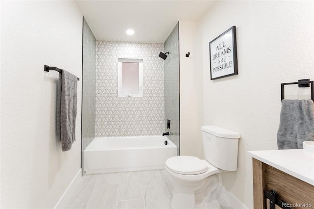 12452 W Dumbarton Pl, Morrison, CO 80465 - bathroom featuring bathtub / shower combination and vanity