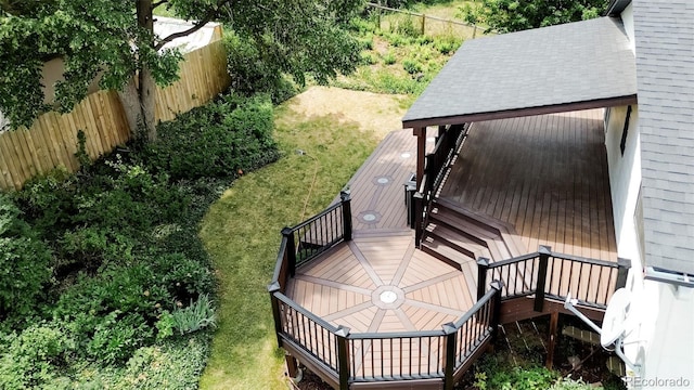 12452 W Dumbarton Pl, Morrison, CO 80465 - view of wooden deck