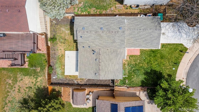 view of subject property