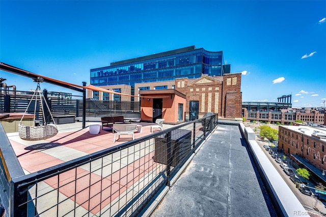 1863 Wazee St Unit 4B, Denver, CO 80202 - view of patio with a balcony