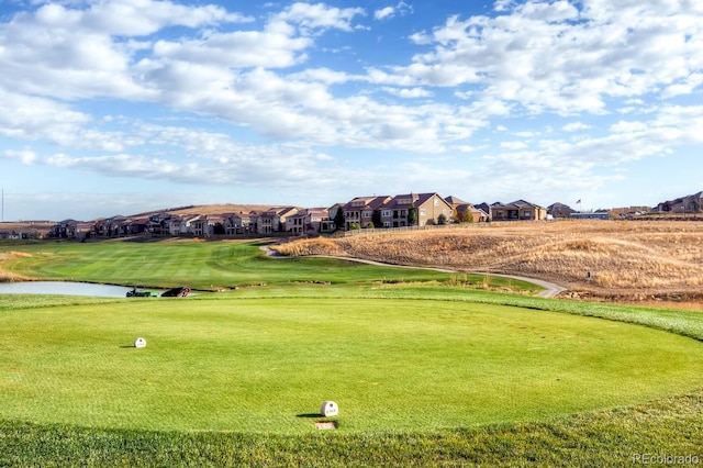 view of property's community featuring a water view