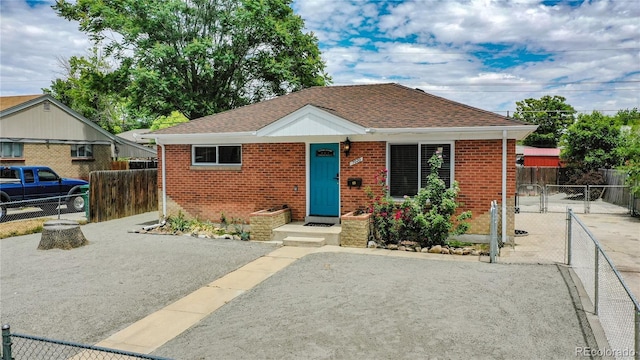 view of bungalow-style house