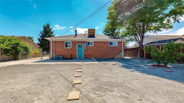 view of rear view of property