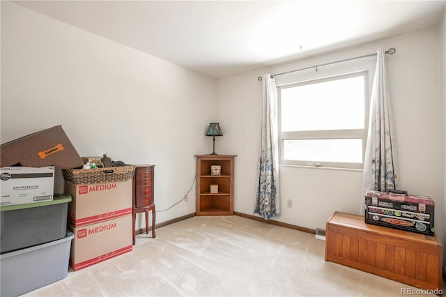 10991 E Vassar Dr, Aurora, CO 80014 - misc room with light carpet and baseboards