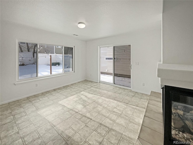 view of unfurnished living room