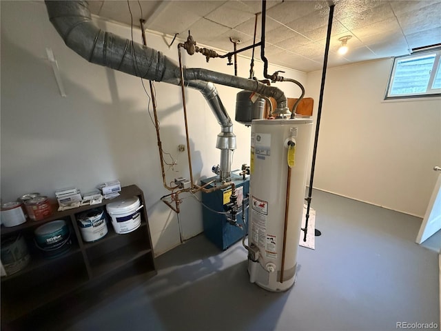 8307 E 14th Ave, Denver, CO 80220 - utility room featuring water heater and a heating unit