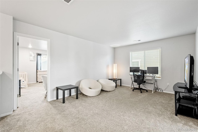 3074 Kestrel St, Brighton, CO 80601 - home office with carpet and baseboards