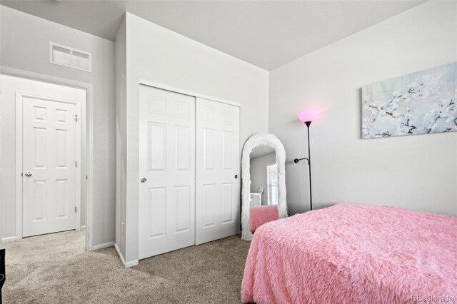 3074 Kestrel St, Brighton, CO 80601 - bedroom featuring carpet floors and a closet