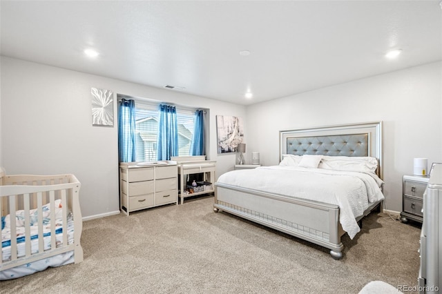 3074 Kestrel St, Brighton, CO 80601 - bedroom with carpet and recessed lighting