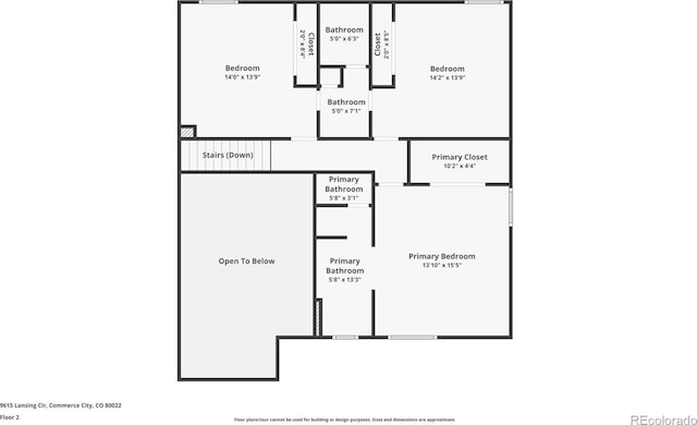9615 Lansing Cir, Commerce City, CO 80022 - plan