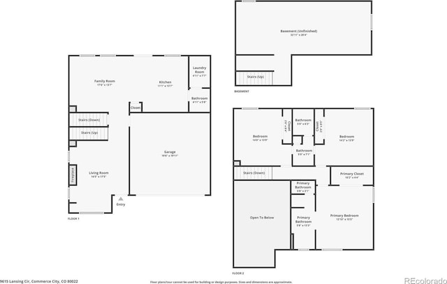 9615 Lansing Cir, Commerce City, CO 80022 - plan