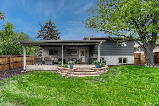 5071 S Boston St, Greenwood Village, CO 80111 - back of property featuring a patio