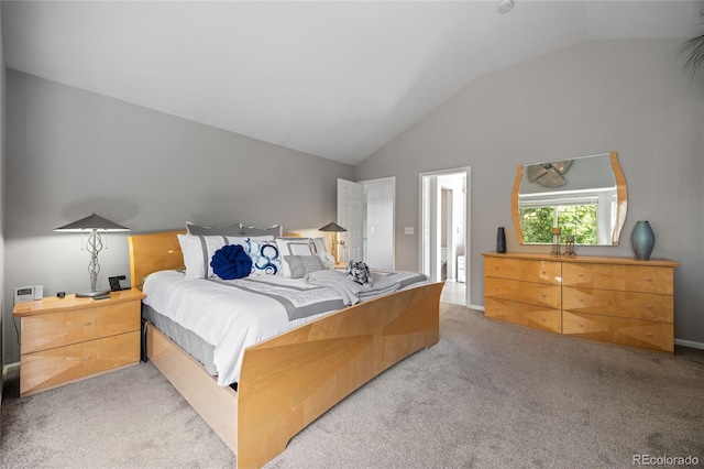 15157 E Nassau Ave, Aurora, CO 80014 - bedroom with vaulted ceiling and carpet floors