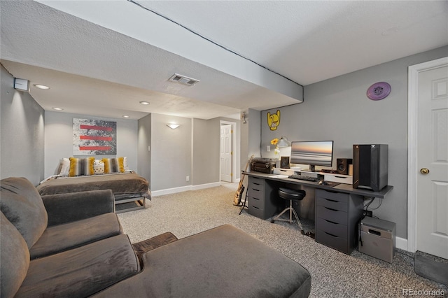 15157 E Nassau Ave, Aurora, CO 80014 - home office with light carpet and recessed lighting