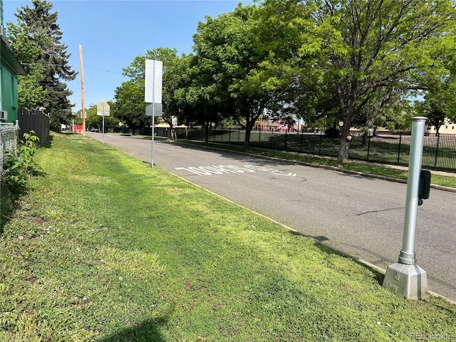 4047 Lowell Blvd, Denver, CO 80211 - view of asphalt street with traffic signs and curbs