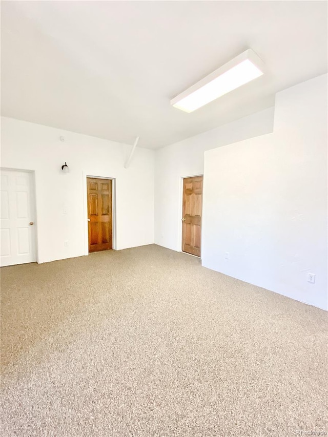 spare room with carpet floors