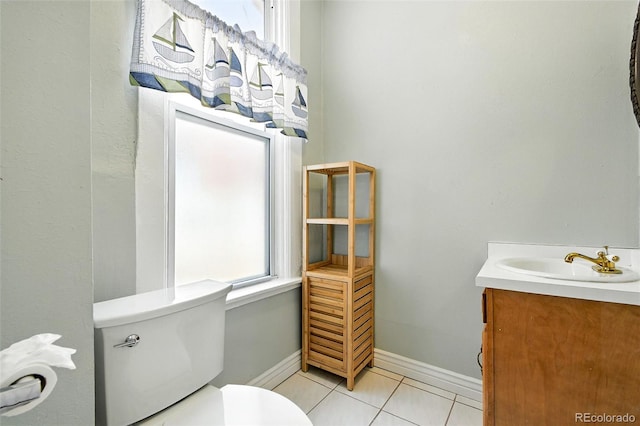 2346 N Gilpin St, Denver, CO 80205 - bathroom featuring vanity and tile patterned floors
