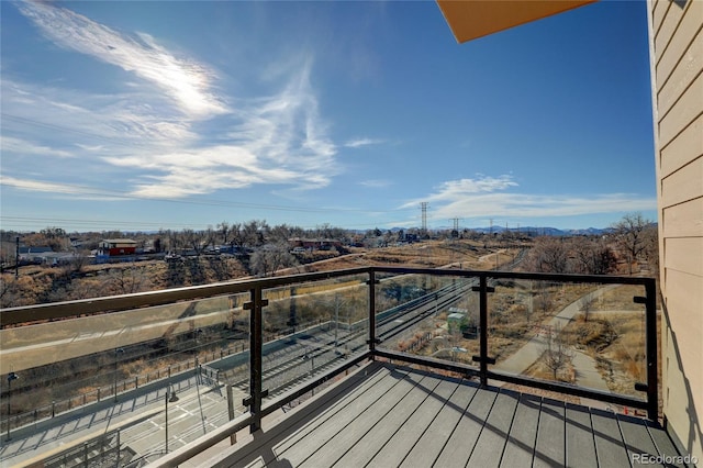 1208 N Quitman St Unit 402, Denver, CO 80204 - balcony with a mountain view