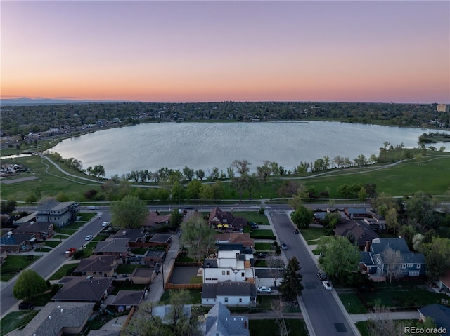 1655 Wolff St, Denver, CO 80204 - aerial view of residential area featuring a large body of water