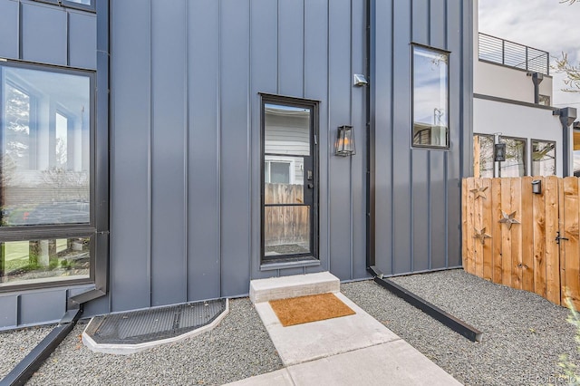 1655 Wolff St, Denver, CO 80204 - entrance to property with board and batten siding