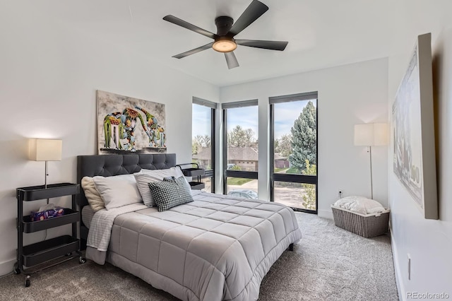 1655 Wolff St, Denver, CO 80204 - carpeted bedroom with ceiling fan