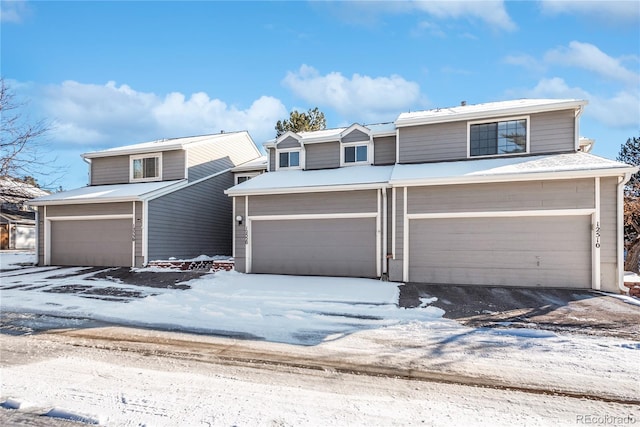 front facade featuring a garage