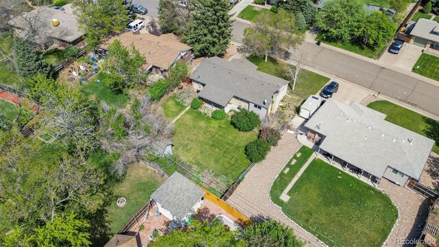 8305 Eaton Way, Arvada, CO 80003 - aerial view of property's location with nearby suburban area