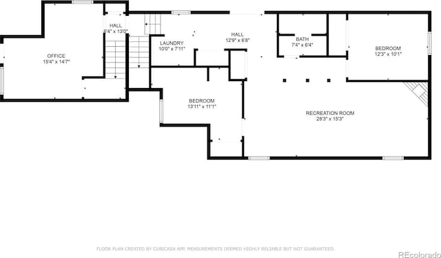 3888 Estes St, Wheat Ridge, CO 80033 - view of floor plan / room layout