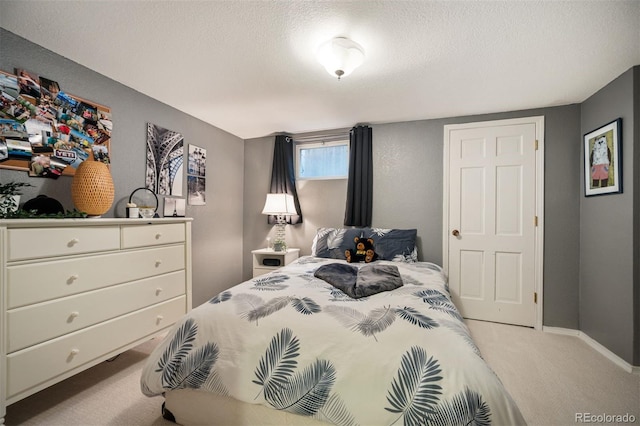 4011 S Ivy Ln, Cherry Hills Village, CO 80111 - carpeted bedroom with a textured ceiling and baseboards